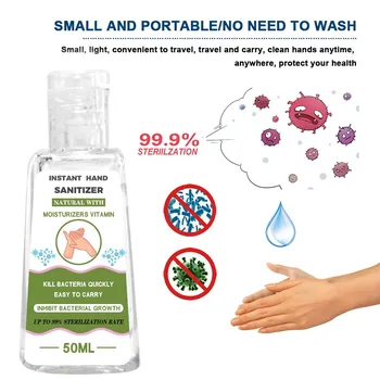 

Disposable Gel Hand Sanitizer Portable No-wash quick-drying Dvanced Hand Sanitizer Soothing Gel 50ML