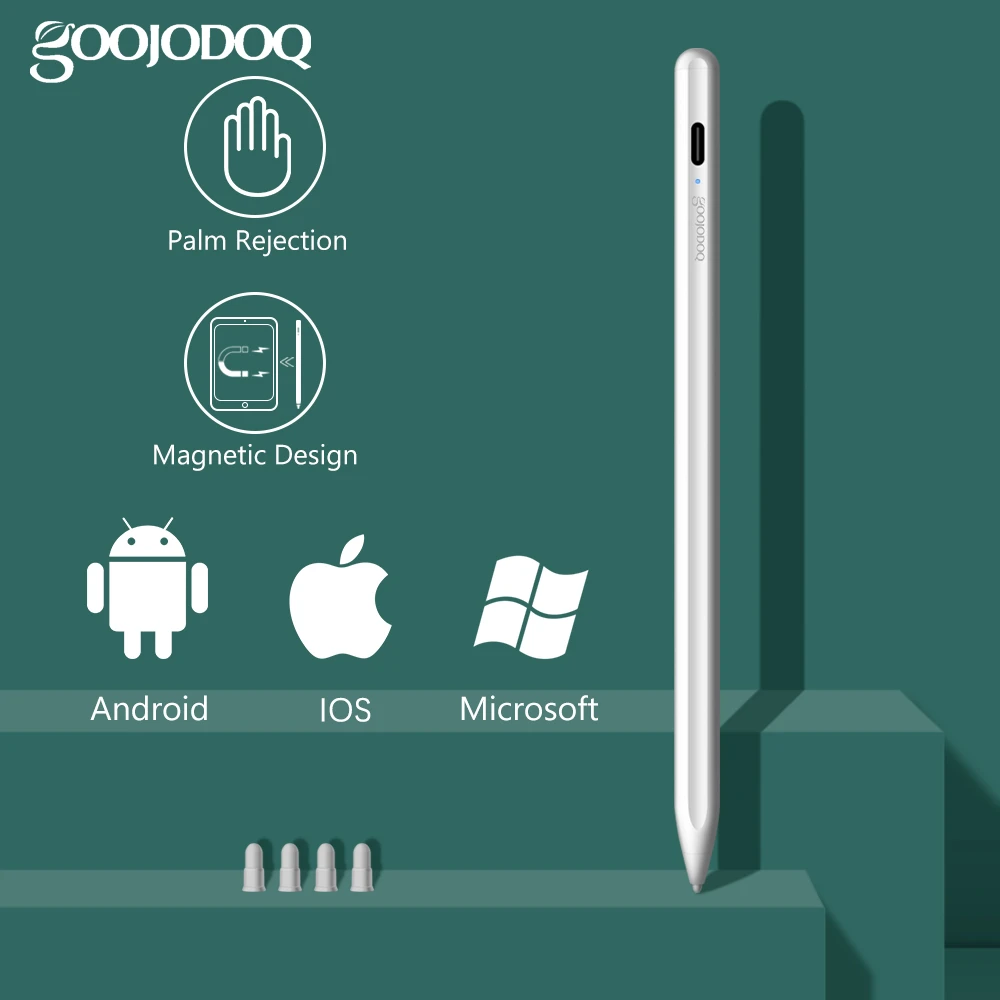 Universal Stylus Pen For Ipad Pencil Palm Rejection Touch Stylus Pen For Android Ios Tablet For Apple Pencil 2 1 Phone Surface Tablet Touch Pens Aliexpress