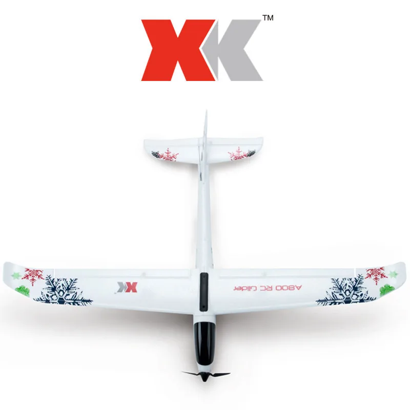 WL XK A800 5-channel RC Plane Forward-pull Fixed-wing Remote Control Aircraft Glider 3D6G Switch Kid's Toy