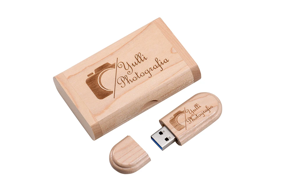 JASTER USB 3,0 креативный Деревянный usb+ коробка Флешка 4Гб 16Гб 32Гб 64Гб usb флеш-накопитель объемная карта памяти свадебный подарок