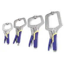 Инструмент для сварки из углеродистой стали регулируемые плоскогубцы C фиксирующий Зажим Щипцы для тиски крота ковка для семейного аварийного обслуживания