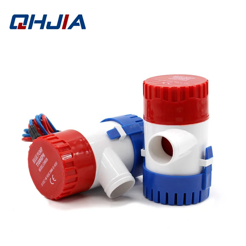 Submersible ปั๊มน้ําท้องเรือ 12v 24V 1100GPH 750GPH 500GPH มินิไฟฟ้าปั๊มน้ําในเรือเครื่องบินมอเตอร์บ้าน Houseboat 1