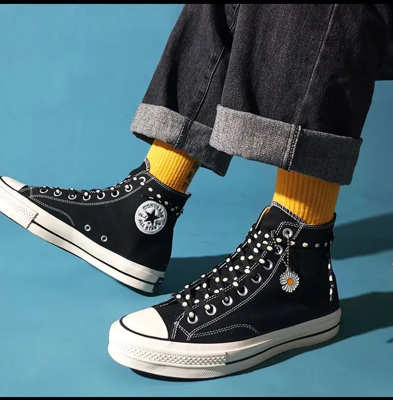 Little Daisies Shoelaces Cartoon Printing Fashion Unisex Flat Shoe laces High-top Canvas Sneakers Shoelace AF1 Sports Shoelaces Little Daisies Shoelaces Cartoon Printing Fashion Unisex Flat Shoe laces High-top Canvas Sneakers Shoelace AF1 Sports Shoelaces