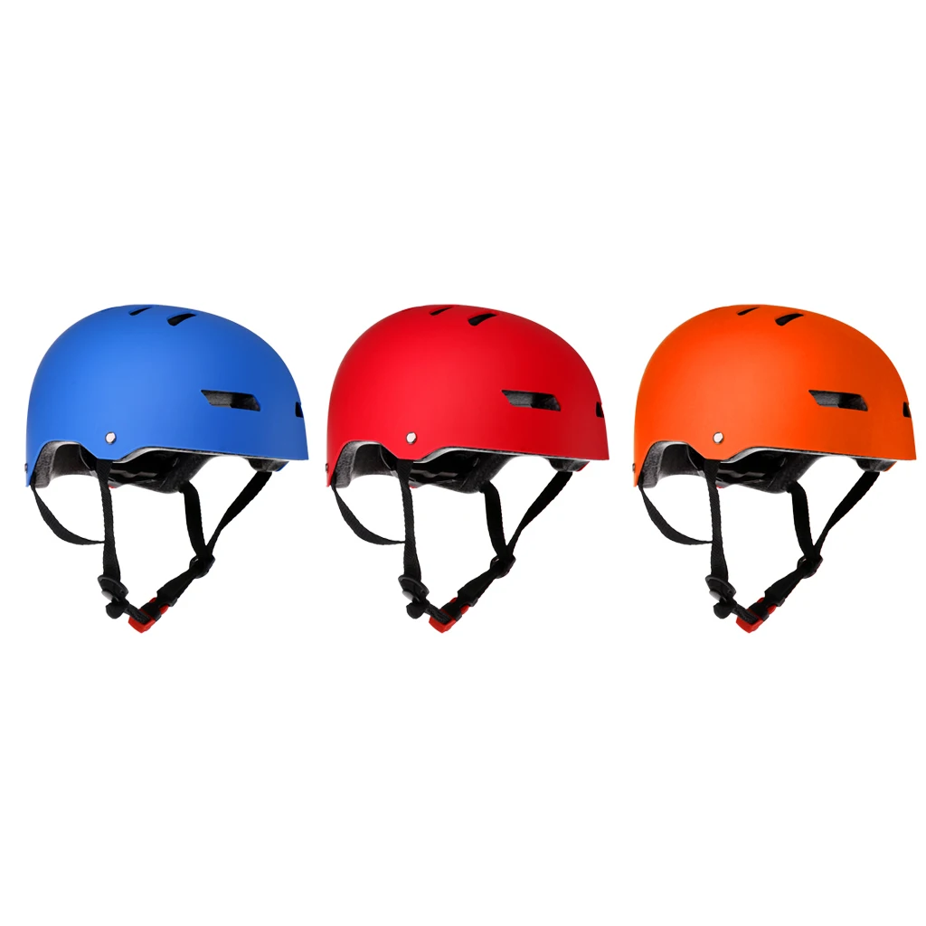 CE Certificated Unisex Adjustable Cycling Bike Safety Helmet Scooter Skate Water Sport Snowboard Ski Helmet Orange Blue Red