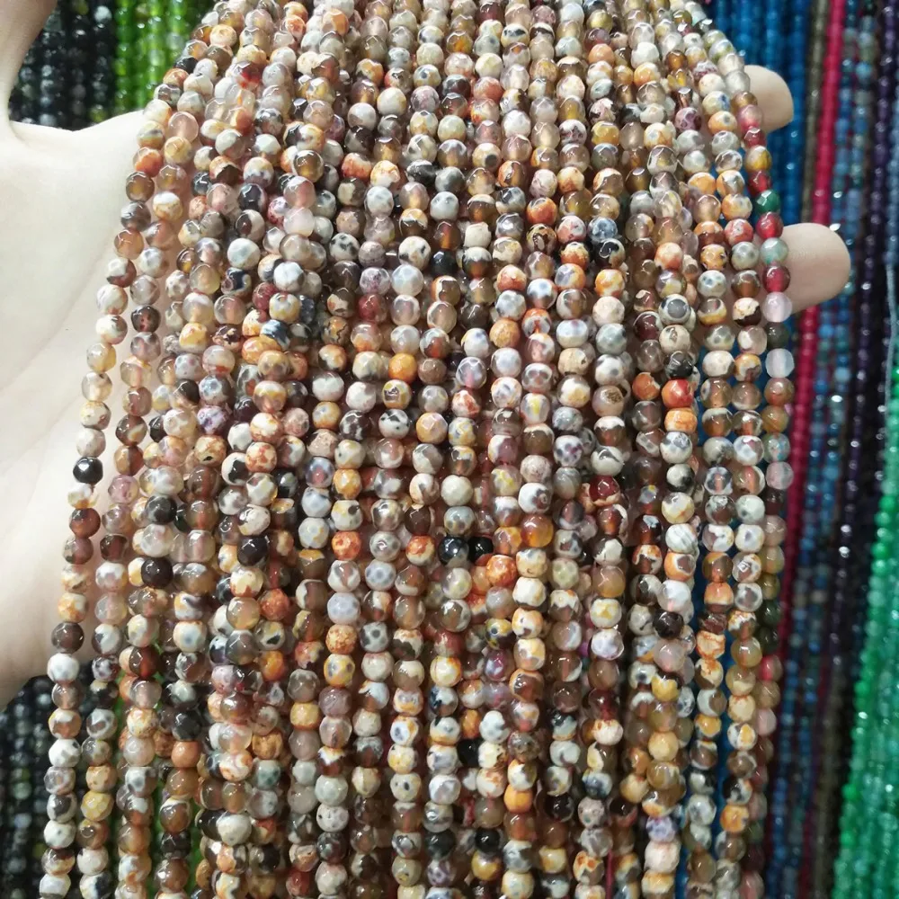 Natural-Agated-Stone-4MM-Beads-Round-Section-Loose-Agates-Small-Beads-for-DIY-Jewelry-making-Accessories