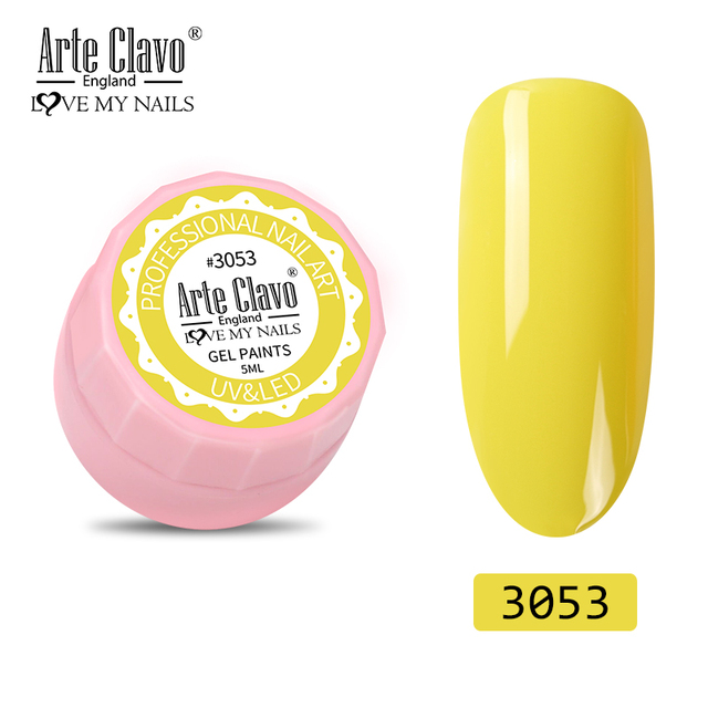Clavo 5ML Painting Gel Nail Polish 72 Colors Gel Varnish Set For Manicure Top Base Coat Hybird Design of Nail Art Lacquer