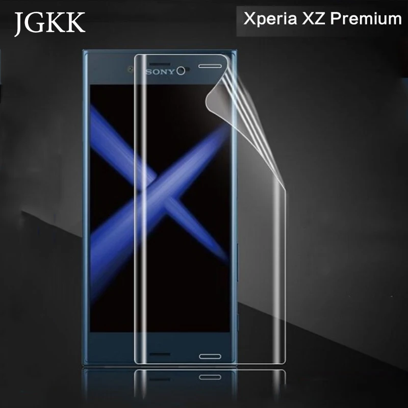 

JGKK 3D Full Cover Screen Protector Soft Film For Sony Xperia XZ XZ1 XZ2 Compact XZ Premium XZ2 XZ3 XZ4 XA1 TPU Film (Not Glass)