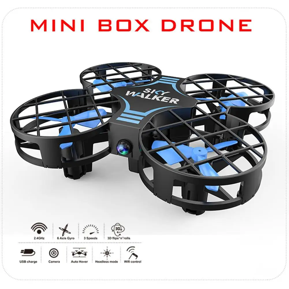 H823H мини-Дрон для детей RC нано-Квадрокоптер режим удержания высоты Безголовый 3D переворачивает один ключ возврата и регулировки скорости