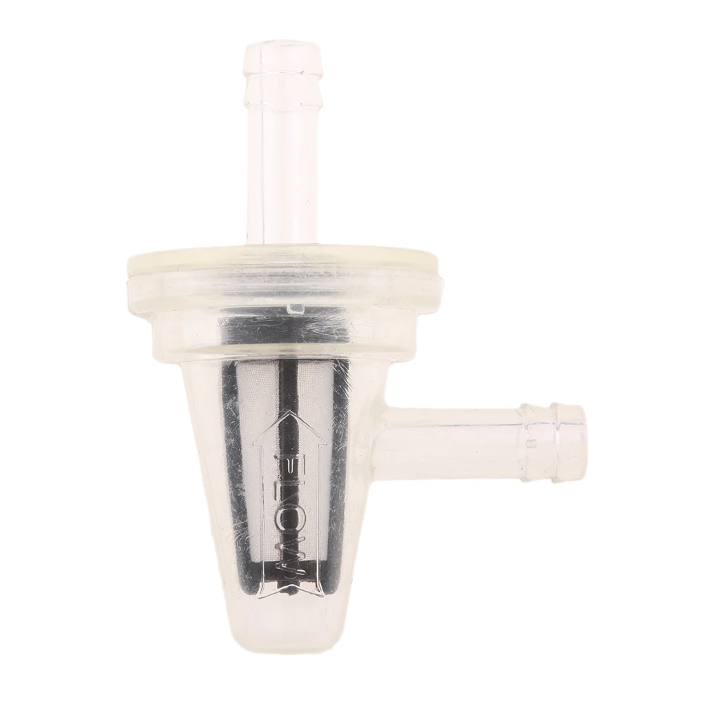 Plastic Universal Motorcycle Petrol Inline Fuel Filter For 1/4'' 6mm Pipes