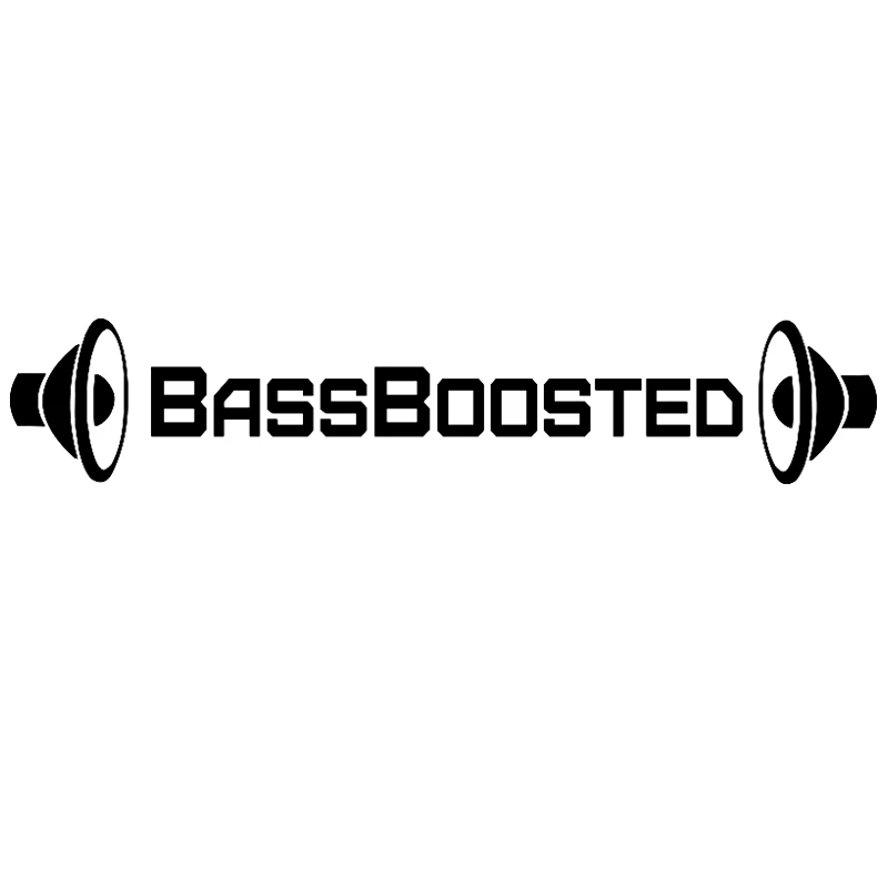 

Creative Fashion BASSBOOSTED Car Stickers and Decal Fuuny Motorcycle Bumper Window Windshield Cover Scratches Accessories PVC