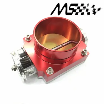 

RED THROTTLE BODY 90MM THROTTLE BODY PERFORMANCE INTAKE MANIFOLD BILLET ALUMINUM HIGH FLOW