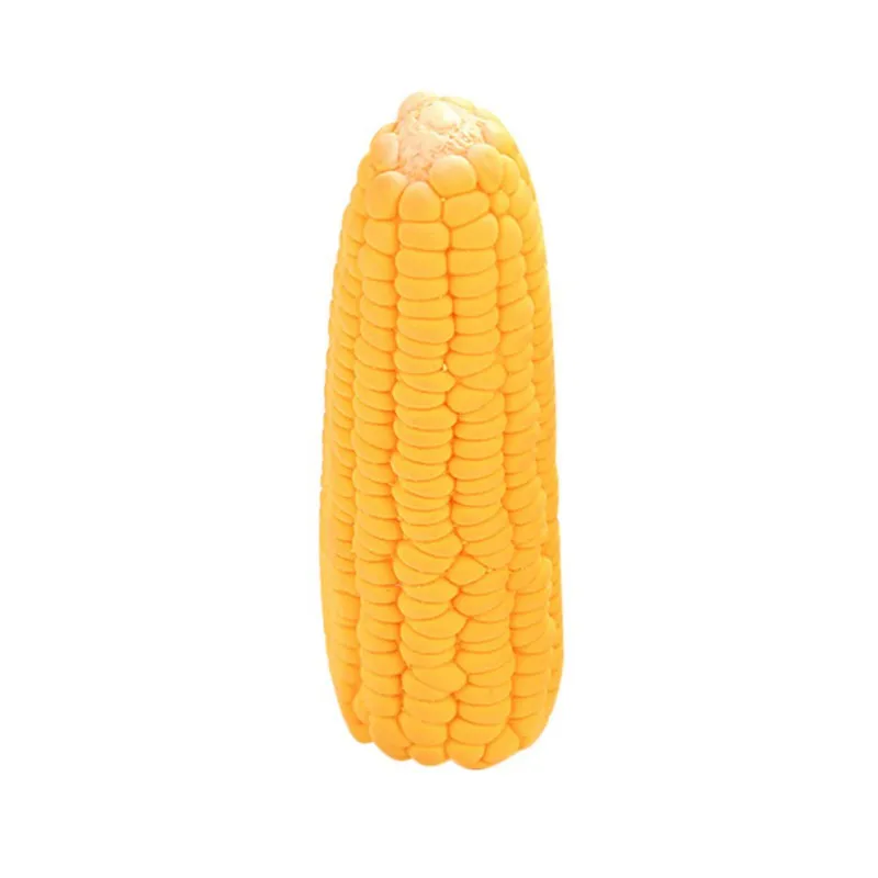 1PC Питомец собака пищалка игрушка натуральный латекс Кукуруза Cob имитация овощей интерактивная игрушка для щенка маленькая большая собака играть удовольствие 1PC22 - Цвет: 1PC
