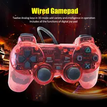 Проводной геймпад для sony PS2 контроллер Джойстик для plasystation 2 полное колебание Shock Joypad проводной контроллер