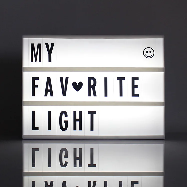 

Amazon INS Hot Selling DIY Lettered A4 Jigsaw Puzzle Light Boxes LED Shining Northern European-Style Home Lighting Manufacturers