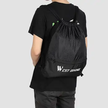 

Drawstring Backpack Female Large-capacity Waterproof Lightweight Breathable Shoulder Bag For Outdoor Riding Rope String Backpack