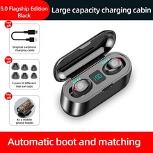 TWS F9 8 Headphone Wireless Bluetooth 5 0 Earphone Mini Earbuds With Mic Charging Box Sport Headset For Smart Phone