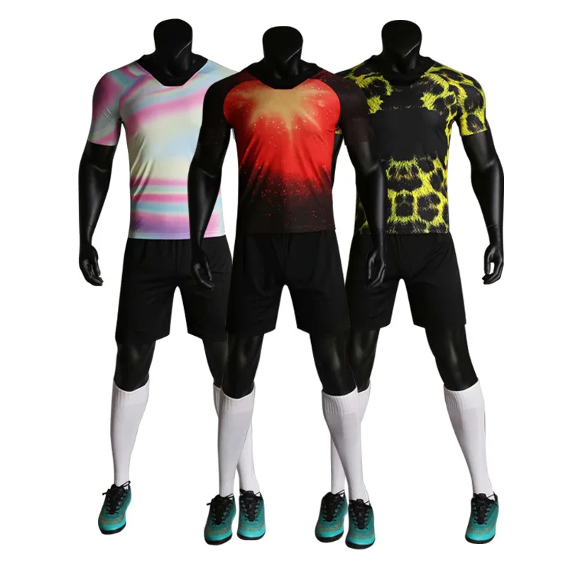 

Game Summer New Style Customizable Soccer Uniform Breathable Quick-Dry Sweat-proof Can Be Printed Logo Soccer Jersey