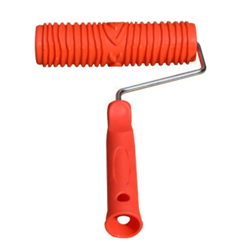 

Embossed Paint Roller Sleeve Wall Texture Stencil Brush Pattern Art Rollers House Decoration Household Tools Drop Shipp