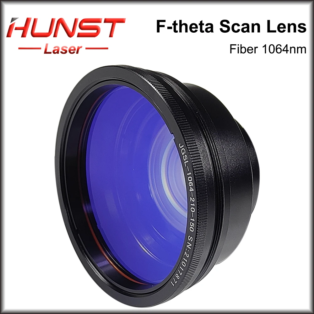 Hunst F-theta Scan Lens 1064nm Field Lens 50x50mm - 300x300mm F80-420mm for YAG Optical Fiber Laser Marking Machine SpareParts