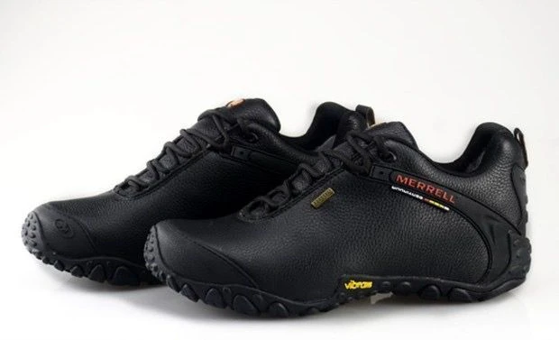 Merrell оригинальные все черные с мехом зимние уличные мужские походные спортивные теплые походные ботинки альпинистские кроссовки 39-45