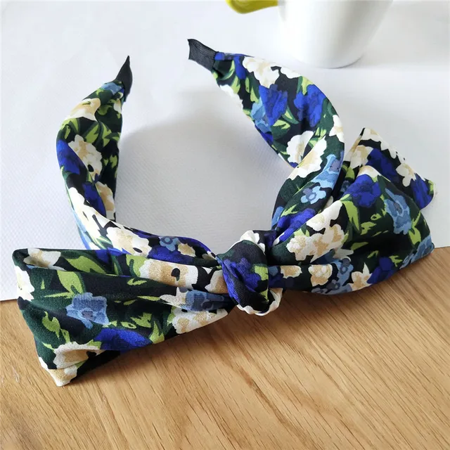 Floral Big Bow  Hairbands  For Women Korea Hair Accessories For Girls Hair Band Hair Bows  Hairband Headbands Pale Pinkish Grey