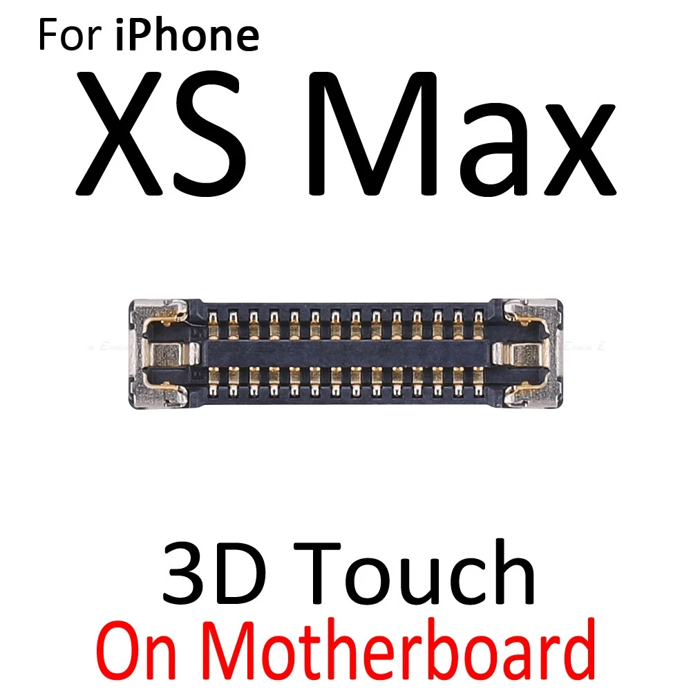 2 шт. Главная Кнопка отпечатков пальцев разъем для iPhone 6S 7 8 Plus X XS Max 3D Touch FPC разъем на гибкий кабель материнской платы