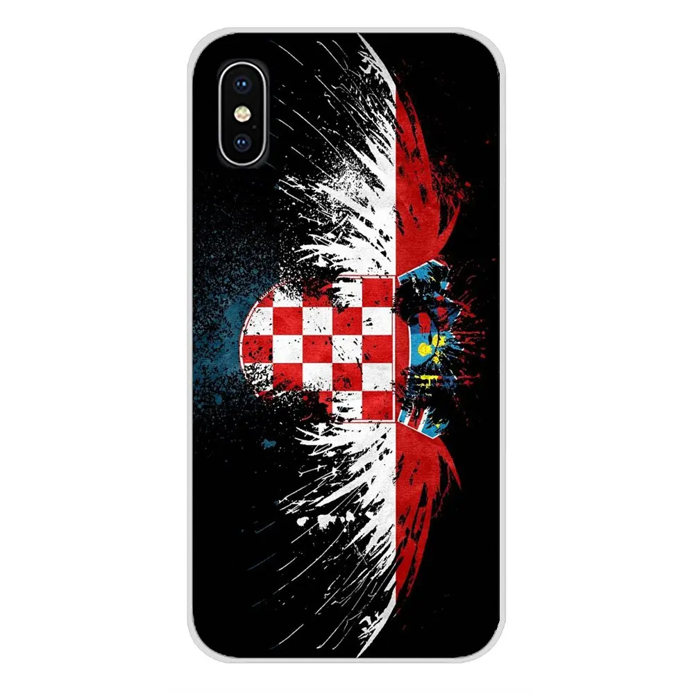 Аксессуары, чехлы для телефона, флаг Хорватии для Apple IPhone X XR XS 11Pro MAX 4S 5s 5C SE 6S 7 8 Plus ipod touch 5 6