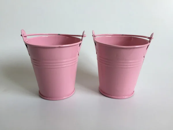 100 шт./лот, D7 * H7CM, 160 мл, мини горшки, садовое ведро, железные горшки, розовые оловянные ведра, коробка для конфет, вечерние подставки