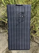 Etfe Solar Panel 100w 12v 3Pcs Solar Battery Charger Solar Module Flexible 300w 36v 220v 110v Caravan Car Camping Boat RV Marine