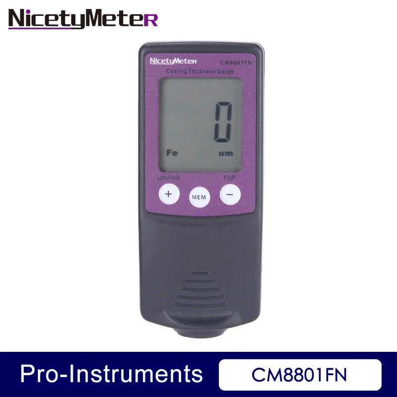 Nicety CM8801FN Fe и NFe 2 в 1 измеритель толщины лакокрасочного покрытия автомобиля тестер