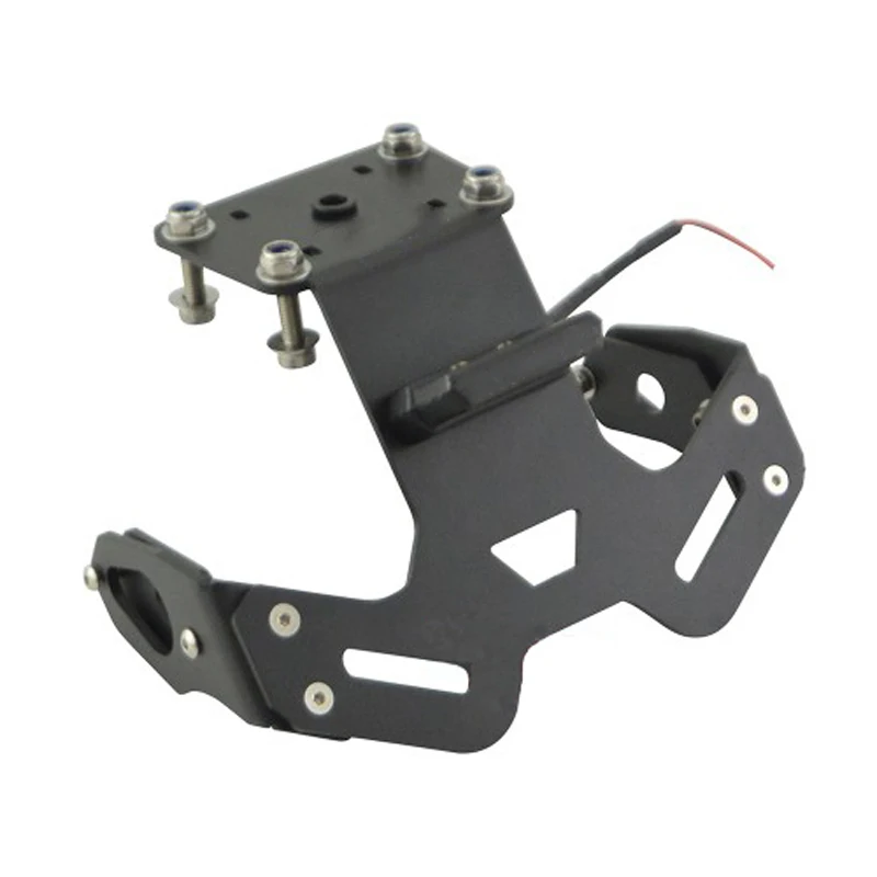 black MTKRACING для MT15 MT-15 аксессуары для мотоциклов держатель номерного знака Рамка Номерного Знака - Цвет: black
