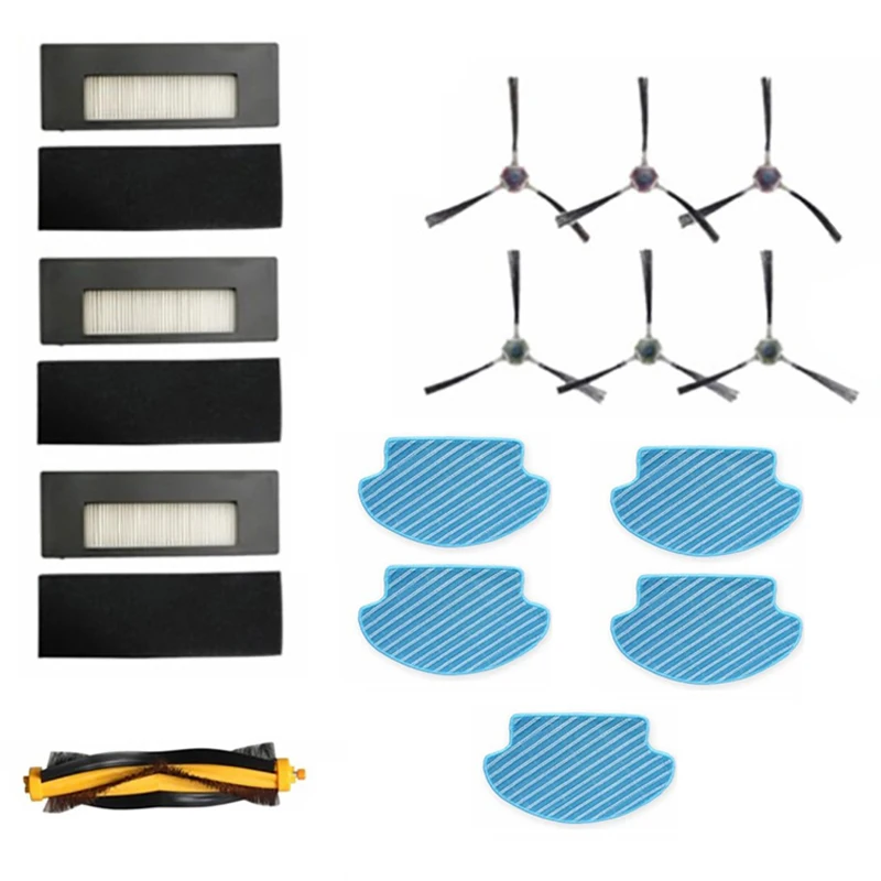 

for Ecovacs Deebot DE55 Robot Vacuum Cleaner Parts Brush Filter Main Roller Side Brush Filter Mop