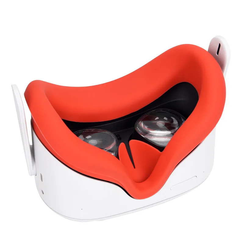 Máscara de silicona para ojos Oculus Quest2 VR, máscara de protección ocular, antipolvo y resistente al sudor, amigable con la piel