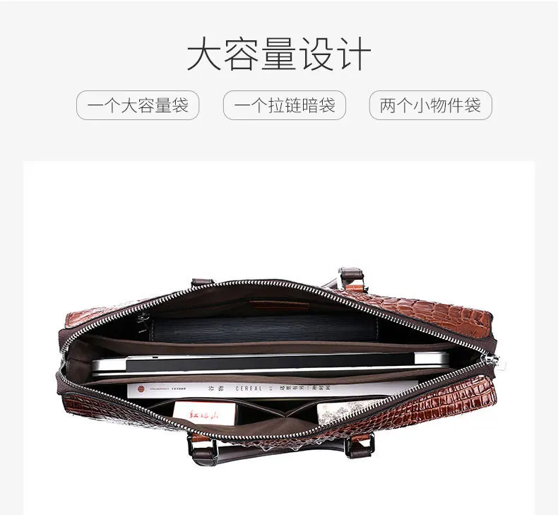 Man Genuine messenger bag luxury brand men Leather Business Affairs Male Package Briefcase Cowhide Single Shoulder Satchel