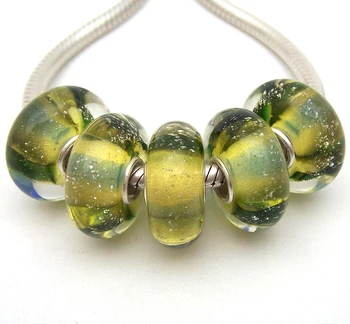 

JGWGT 1836 5X 100% Authenticity S925 Sterling Silver Beads Murano Glass beads Fit European Charms Bracelet diy jewelry Lampwork