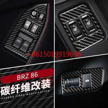 

For Subaru brz Toyota 86 retrofitting steering wheel trim central control carbon fiber door panel fuel tank cap sticker