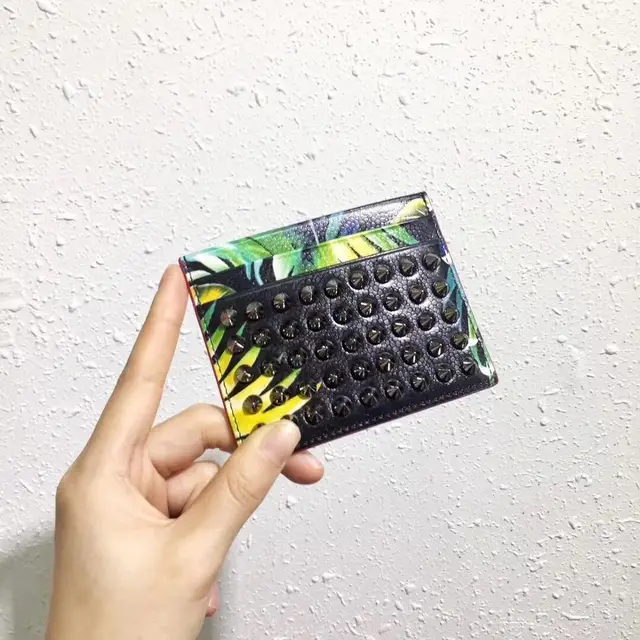 Fashion Slim Card Holder High Capacity Genuine Leather Men Women Simple Card Bag Business Bank Credit Card Holder Coin Purse black black