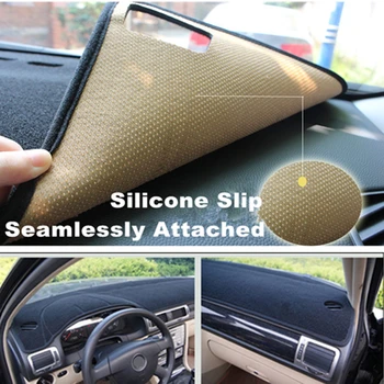 

Sinjayer Luxurious Soft Anti-slip Car Auto Dashboard Cover Inner Sun Shade Dashmat Dash Board Mat Pad For AUDI A5 2008 2009-2019