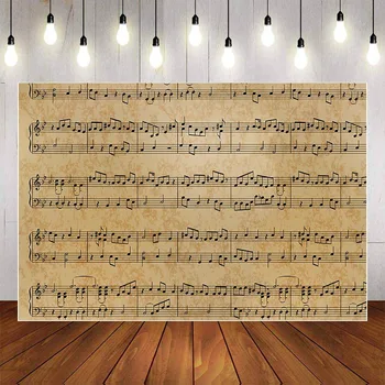 

Mehofond Photography Background Sheet Music Children Wedding Baby Portrait Decoration backdrop Photocall Photophone Photo Studio