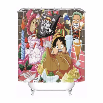 

Custom Anime Shower Curtain One Piece Dragon Ball Z Bleach Fairy Tail Naruto Characters Shower Curtain#180324-21-07