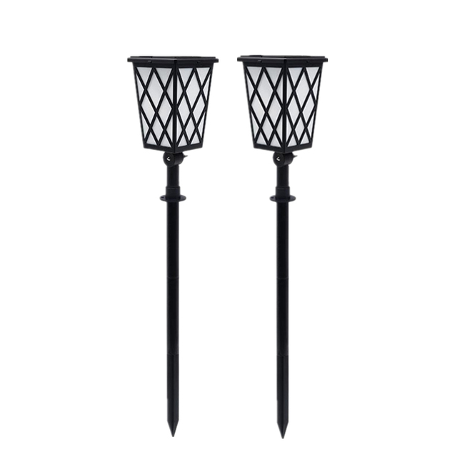 Lamp Outdoor Lighting Flickering Flames Torches Lights Auto On/Off Security Solar Powered Lamp For Garden Outdoor