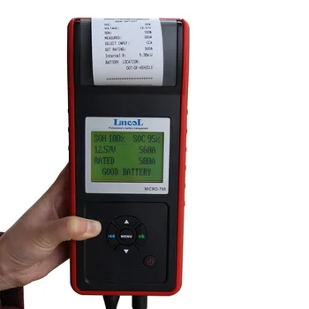 

Digital 12v car battery tester analyzer 100-2000CCA Micro 768A with current clamp