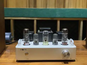 GĂŒnstige Neue Himing MONA EL34 Rohr VerstĂ€rker Stereo Hallo-fi Single-ended Class A Power VerstĂ€rker Bluetooth 2,0 Hohe-ende Amp