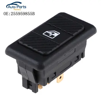 

6 Pins New Single Electric Window Control Switch For Volkswagen LT35 Van Bus 255959855B