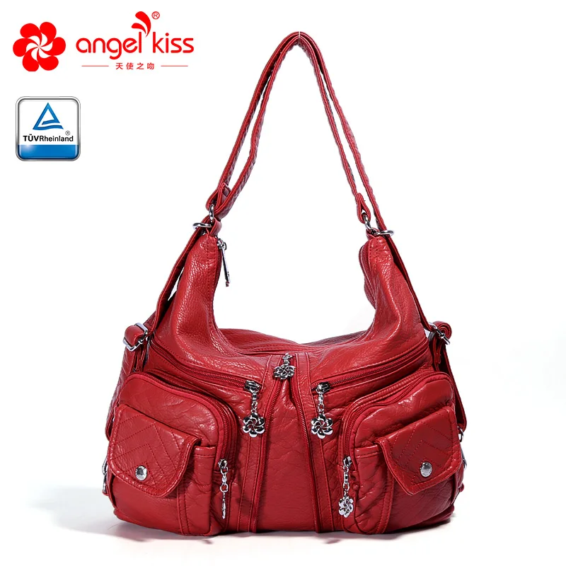 AngelKiss женская сумка из мягкой и гладкой экологически чистой вымытой