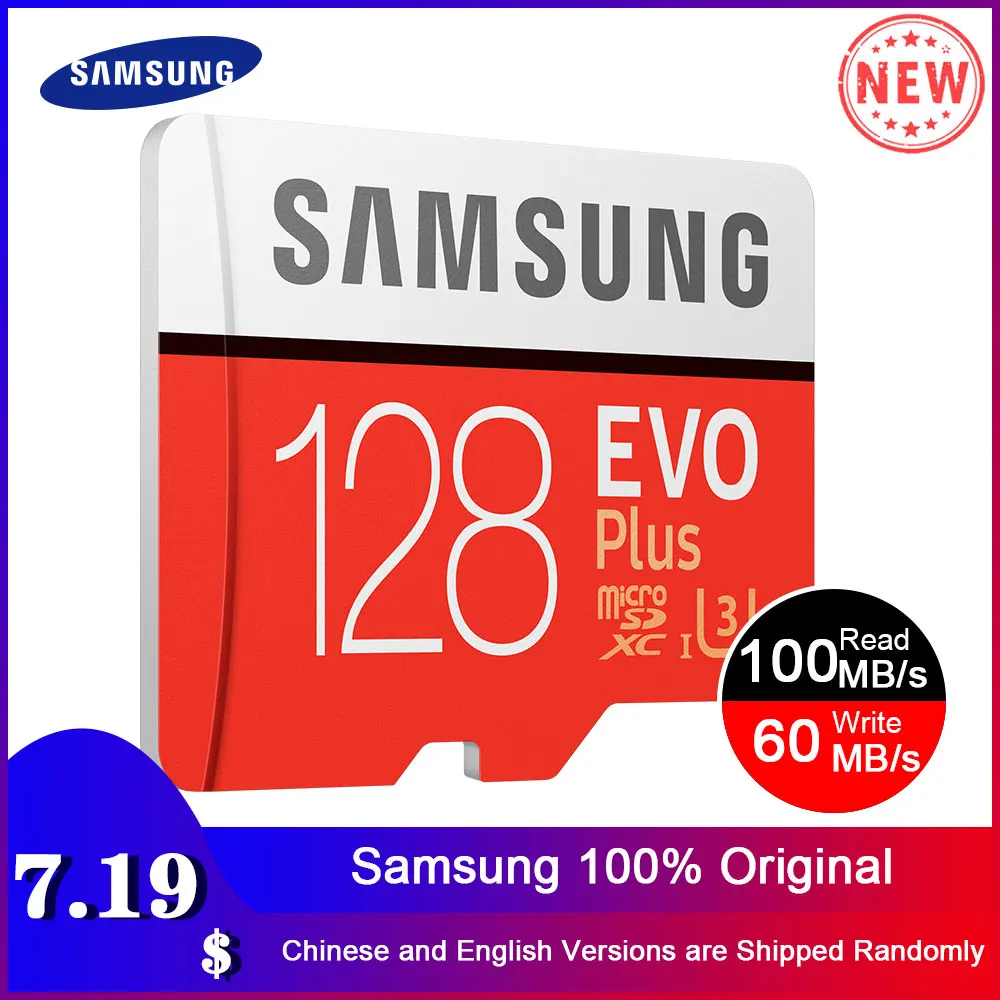 Microsd-Cards SDHC SDXC SAMSUNG Flash-512gb TF Evo-Plus Max 256GB 32GB 64GB C10 128GB