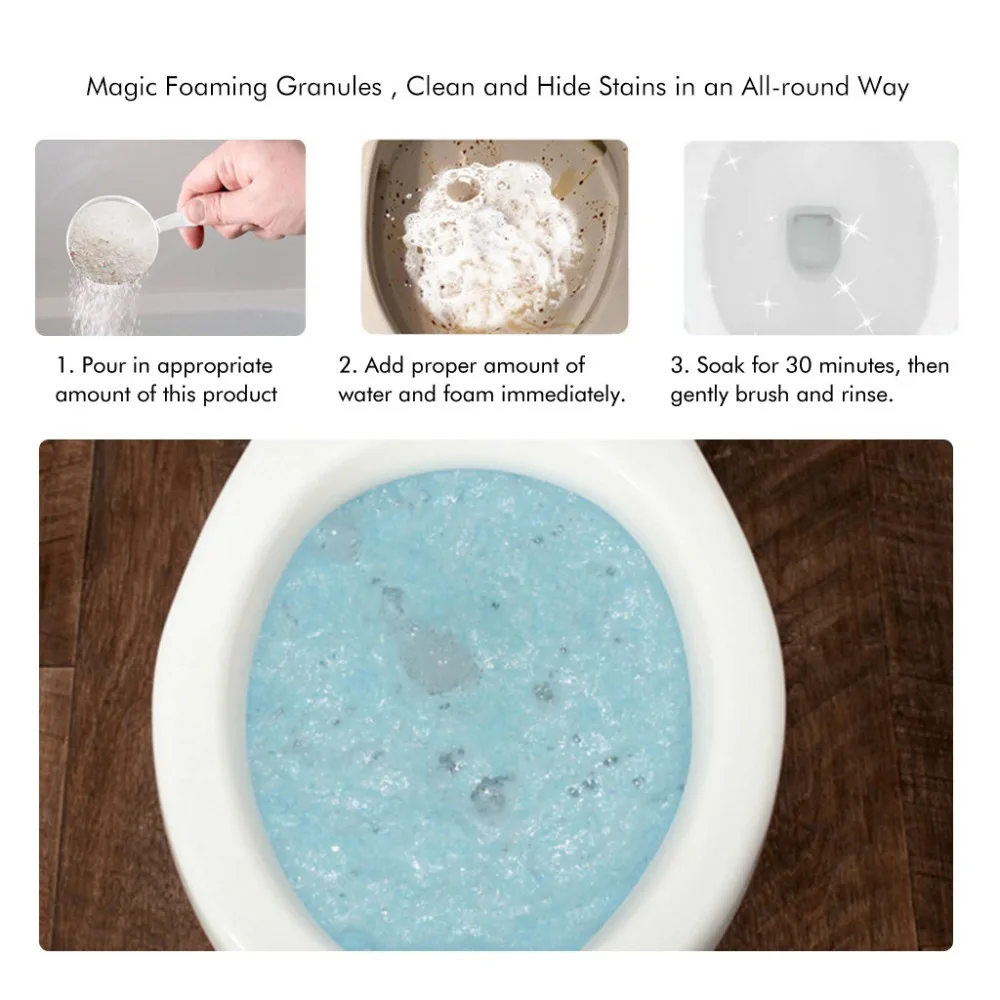   Quick Foaming Toilet Cleaner Magic Bubble Bombs Quality 1 Bottle 100g (7)
