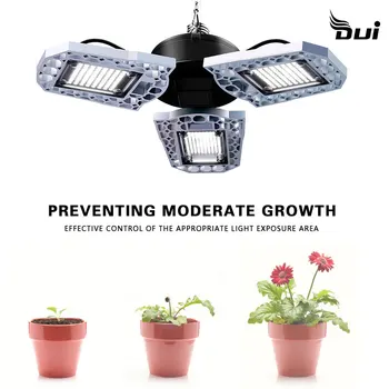 

LED Trefoil Plant grow Light E27 Waterproof 80W Motion Sensor plant Lighting 100W 60W Plants Flowers Seedling Cultivation