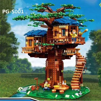 

2020 New Tree House 2156PCS Compatible Idea Series 21318 Building Blocks Bricks Educational Toys Birthdays Christmas Gifts