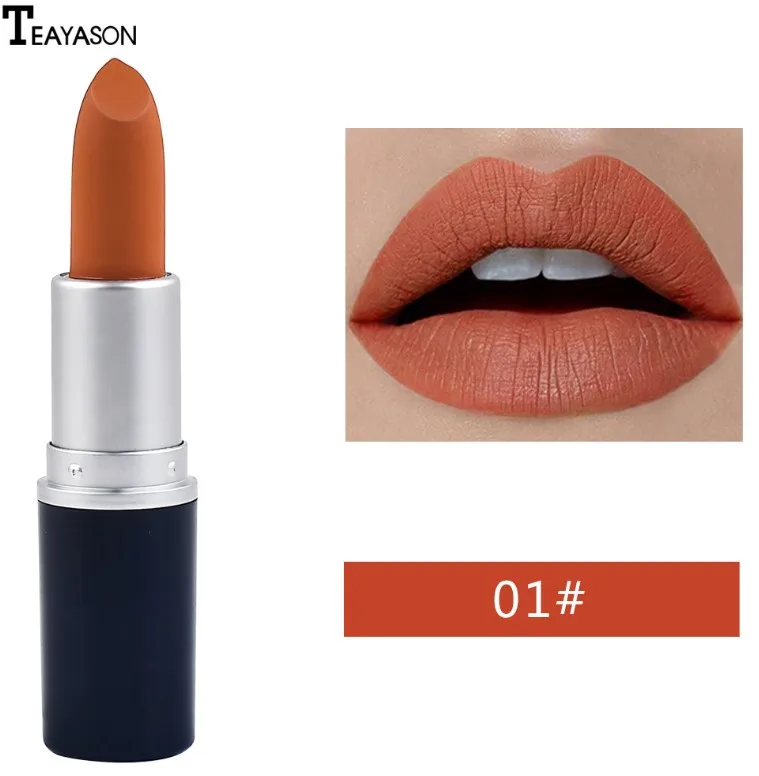 

1pc Velvet Lipstick Waterproof Matte Nude Lip Stick Makeup Long Lasting Non-Stick Cup Lip Tint Natural Make Up Beauty Lips